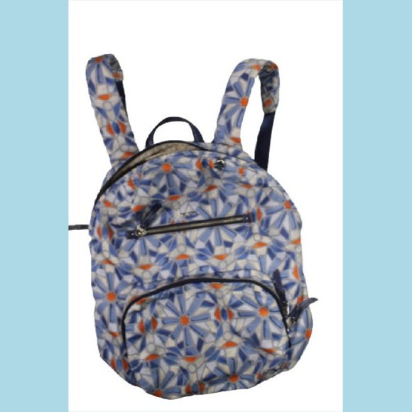 Tumi Voyageur Halle Backpack Moroccan Mosaic Tile Blue - Picture 2 of 13